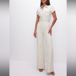 Elegant Cream Jumpsuit